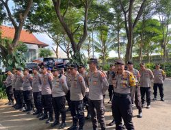 Polresta Banyuwangi Siagakan Ratusan Personel Pengamanan Penetapan Nomor Urut Paslon Pilkada 2024