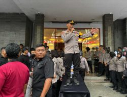 Polres Kediri Kota Perketat Pengamanan Tahapan Pengundian dan Penetapan Nomor Urut Paslon