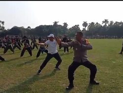 Cooling System Jelang Pilkada, Polisi Ajak Latihan Bersama Paguyuban Pencak Silat