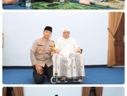 Jaga Pilkada Aman dan Damai, Kapolres Kediri Kota Silaturahmi ke Ponpes Al Falah Ploso