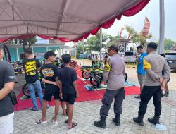 Polsek Kunjang Pam Kontes Modifikasi Sepeda Motor di Desa Klepek