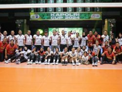 Tim Voli Putra Putri Polda Jatim Lolos 8 Besar Kapolri Cup 2024