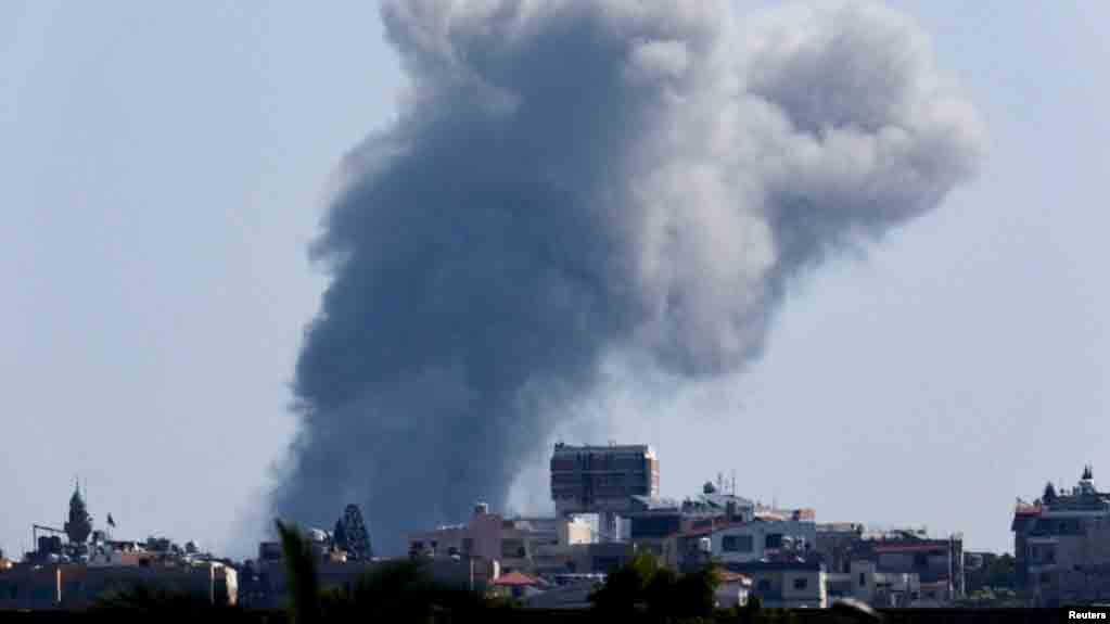 Israel Hantam Markas Hizbullah Di Beirut