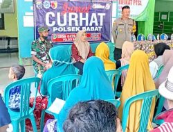 Kapolsek Babat Bersama Anggotanya Melaksanakan Jumat Curhat di Desa Sambangan Kecamatan Babat