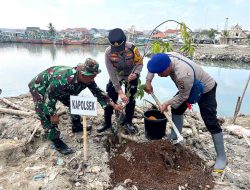Kapolsek Paciran Laksanakan Penanaman Pohon Bersama dalam rangka HUT TNI ke 79