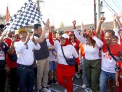 Semarak Jalan Sehat di Desa Tempel: Plt Bupati Sidoarjo Subandi Apresiasi Antusiasme Warga