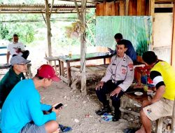 Personil Polsek Laren Melaksanakan Patroli Dialogis Dalam Rangka Harkamtibmas Menjelang Pilkada 2024