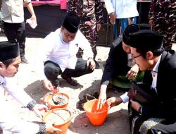 Pjs. Bupati Sidoarjo Letakkan Batu Pertama Pembangunan Gedung Sports Center