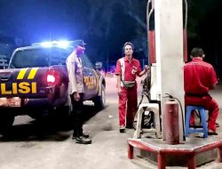 Polsek Sekaran Rutin Gelar Patroli di Obyek Vital SPBU