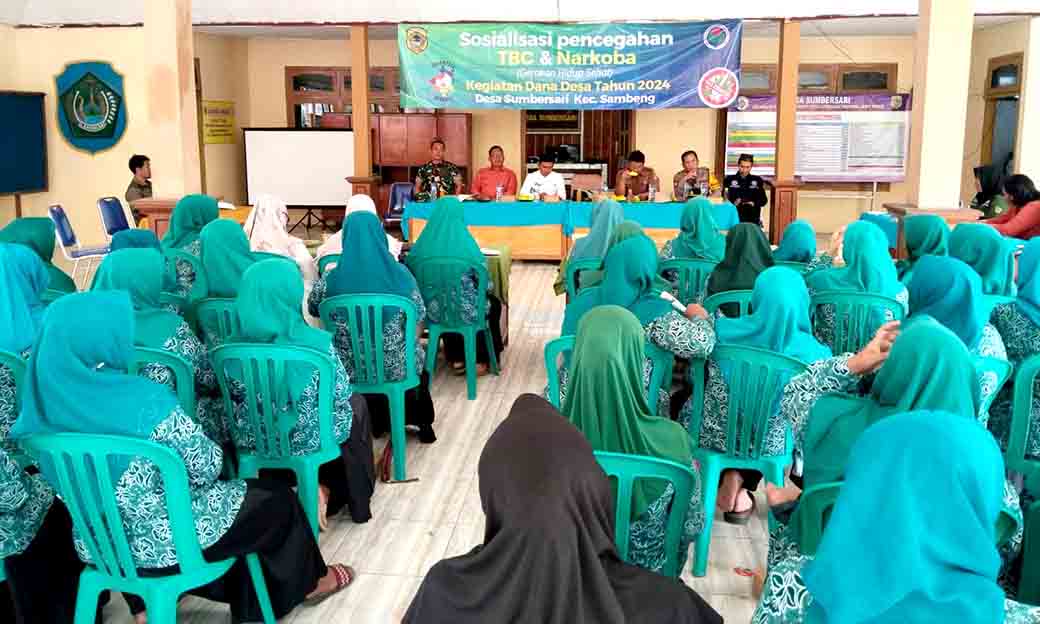 Sosialisasi Pencegahan Tbc Dan Narkoba Di Desa Sumbersari, Sambeng, Lamongan