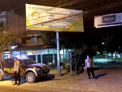 Anggota Polsek Sekaran Rutinkan Patroli Blue Light