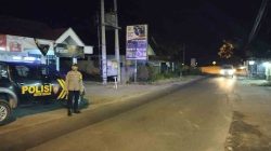 Antisipasi Gangguan Keamanan Anggota Polsek Sekaran Laksanakan Patroli Lampu Biru di Malam Hari