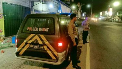 Antisipasi Kejahatan Malam Hari Polsek Babat