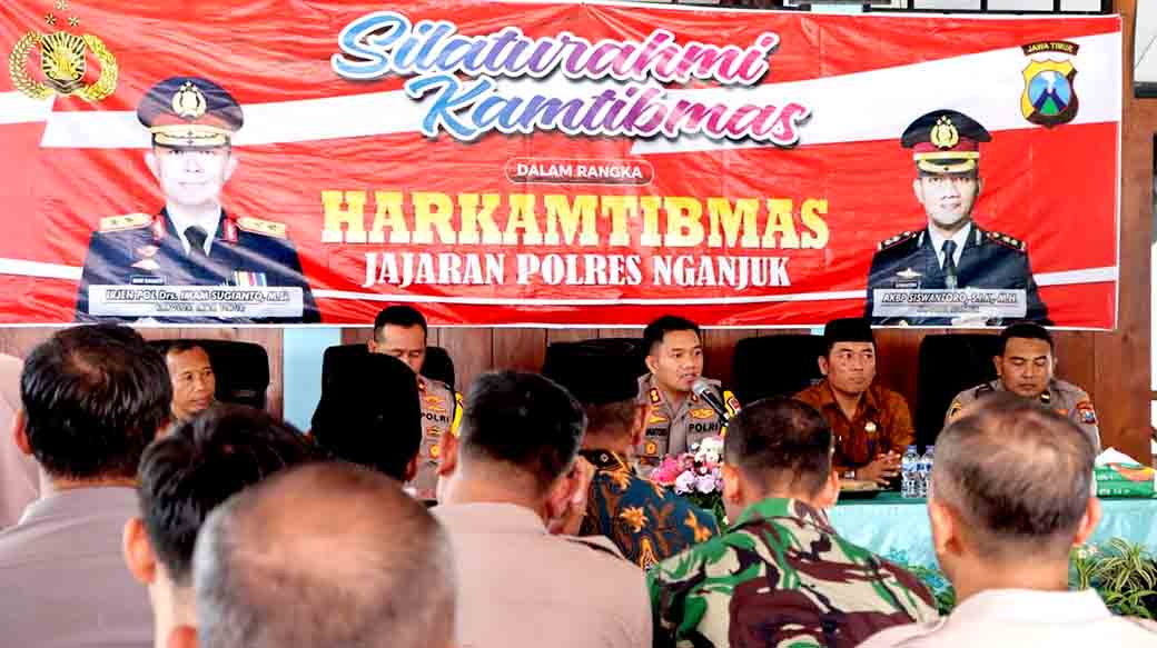 Cooling System Jelang Pilkada 2024 Polres Nganjuk Gelar Silaturahmi Kamtibmas