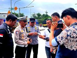 Dishub Kabupaten Tangerang Gelar Operasi Penertiban Angkutan Barang Tambang di Perbatasan Serang Tangerang