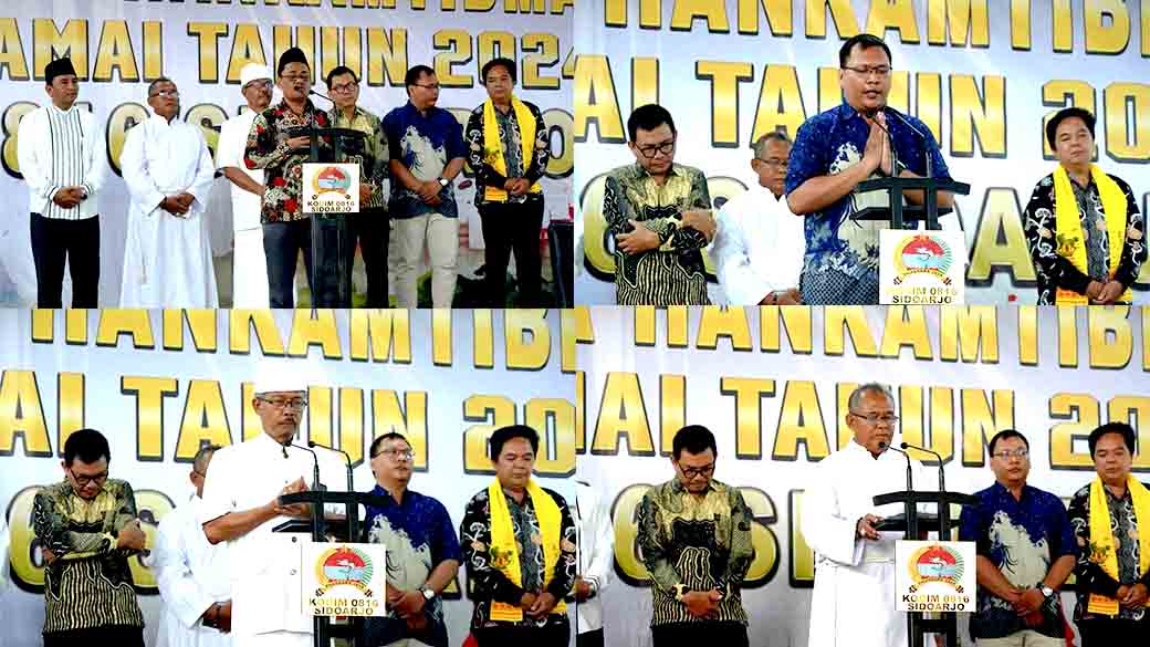Doa Bersama Kodim 0816 Sidoarjo, Sinergi Wujudkan Pilkada Aman Dan Damai 2