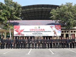 Penuh Khidmat, Polres Kediri Gelar Upacara Peringatan Hari Kesaktian Pancasila