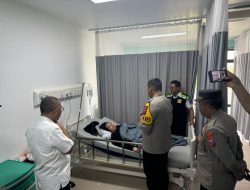 Kapolres Kediri Kunjungi Korban Keracunan Massal di RSKK