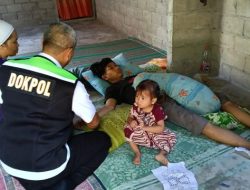 Polres Kediri Beri Trauma Healing Bagi Korban Keracunan Massal di Badas