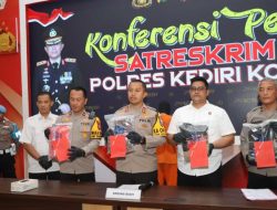Sempat Kabur Beberapa Hari, Pelaku Kekerasan Hingga Tewas di Balowerti Diringkus Polres Kediri Kota
