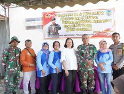 TMMD ke-122 Kodim 0809/Kediri bersama Pemkab kediri Gelar Penyuluhan Pencegahan Stunting dan Pelayanan KB