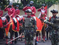 Polri Gladi Bersih Apel Gelar Pasukan Pengamanan Pelantikan Presiden