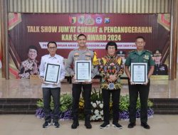 Polres Jember Raih Penghargaan dari Lembaga Perlindungan Anak Indonesia