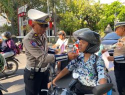Ops Zebra Semeru 2024, Satlantas Polres Lamongan Sosialisasikan Keselamatan Berlalu Lintas