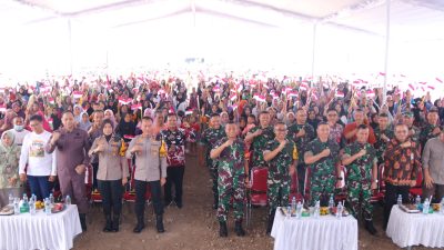 Disambut Dansatgas, Aster Kasad Mayjen TNI Joko Hadi Susilo, S.I.P Kunjungi Titik Sasaran TMMD 122 Kodim 0809/Kediri