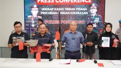 Polres Ponorogo Berhasil Amankan Tersangka Pencuri yang Pukul Korban Pakai Kunci Inggris