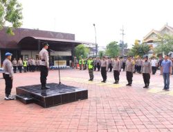 Siaga Pengamanan Pelantikan Presiden dan Wapres 2024, Polres Ngawi Kerahkan Ratusan Personil