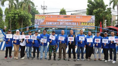 Kampanye Anti Narkoba, Polres Kediri Kota Gelar Family Adventure Offroad dan Bakti Sosial