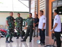 Dansatgas TMMD 122 Kodim 0809/Kediri Sambut dan Dampingi Danrem 082/CPYJ Tinjau Kesiapan Penutupan