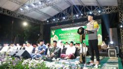 Cooling System untuk Pilkada Damai, Polres Jombang Ajak Ribuan Warga Bersholawat