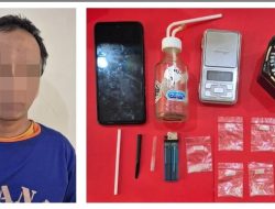 Pria berinisial WSP alias Bodot (38), ditangkap petugas Buser Satresnarkoba Polres Kediri. Pria asal Kecamatan Pare Kabupaten Kediri ini diduga mengedarkan narkotika jenis sabu-sabu