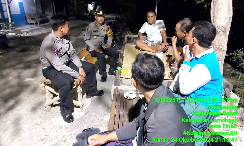 Jelang Pilkada 2024 Kapolsek Babat Lakukan Silaturahmi Kamtibmas