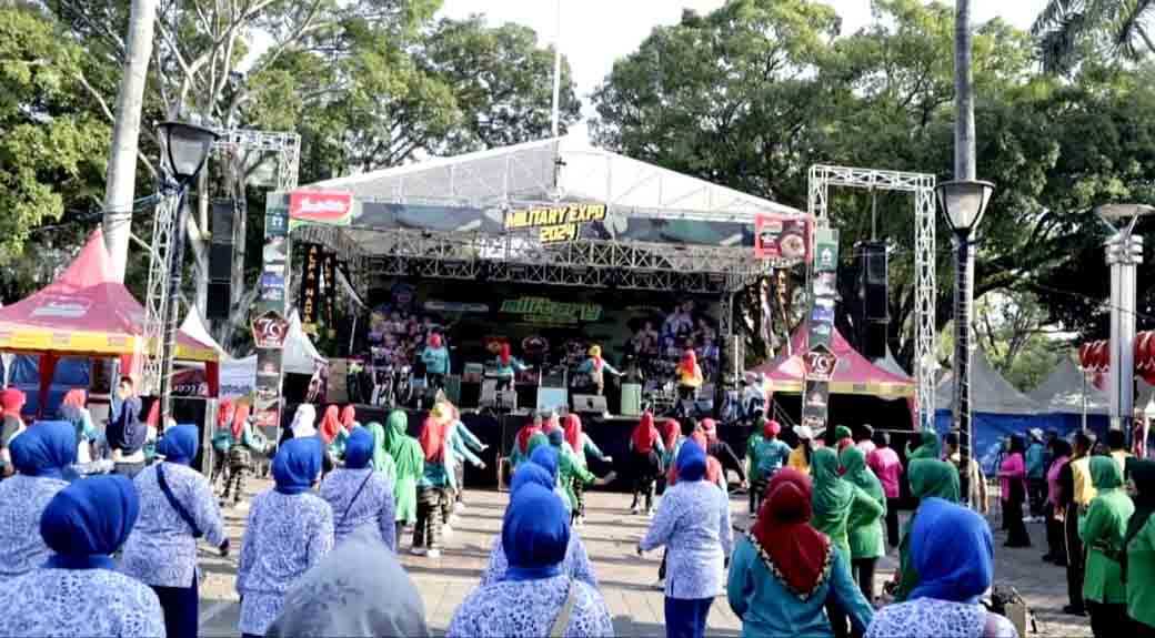 Kodim Pemalang Rayakan Hut Tni Ke 7 Dengan Senam Bersama Dan Lomba Mewarnai