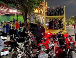 Operasi Cipkon, Polisi Amankan 47 Motor Diduga Balapan Liar di Surabaya