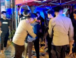 Patroli Cipta Kondisi Polsek Babat Berikan Himbauan Kepada Remaja Yang Nongkrong