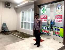 Patroli Obyek Vital Polsek Sekaran Sambang Puskesmas Sampaikan Himbauan Kamtibmas