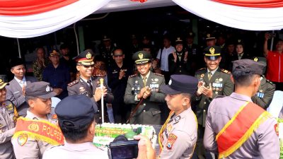 Perkuat Sinergitas, Polisi Ngawi Beri Kejutan Ke Tni 2