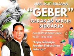 Pjs. Bupati Sidoarjo Ajak Seluruh ASN dan Masyarakat Sidoarjo Geber Sidoarjo