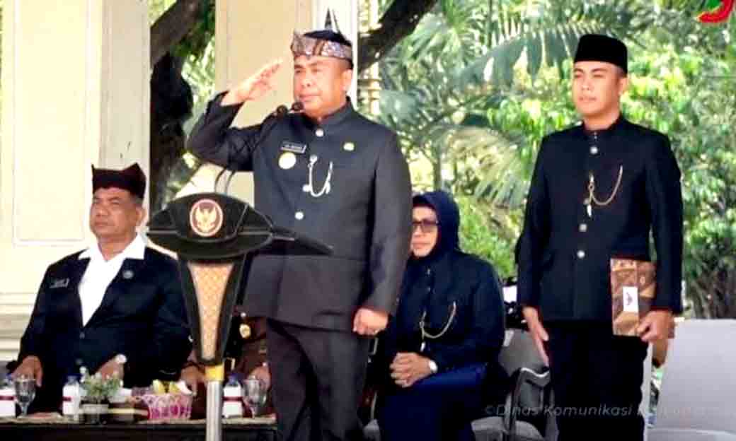 Pjs. Bupati Sidoarjo Pimpin Upacara Hari Jadi Ke 79 Provinsi Jawa Timur