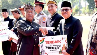 Pjs. Bupati Sidoarjo Pimpin Upacara Hari Jadi Ke 79 Provinsi Jawa Timur 3