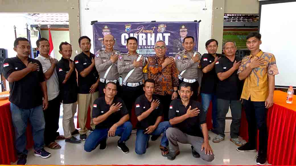 Polres Lamongan Gelar Jumat Curhat Bersama Staf Kecamatan Kembangbahu