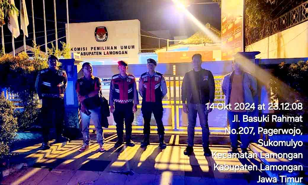 Polres Lamongan Gelar Patroli Harkamtibmas Di Wilayah Kabupaten Lamongan Dalam Rangka Operasi Mantap Praja