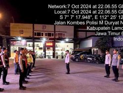 Polres Lamongan Laksanakan Patroli Harkamtibmas dalam Rangka Ops Mantap Praja 2024 di Wilayah Kabupaten Lamongan