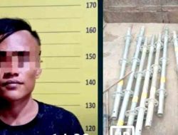 Polres Probolinggo Berhasil Amankan Tersangka Pencurian Besi Proyek Tol Probowangi