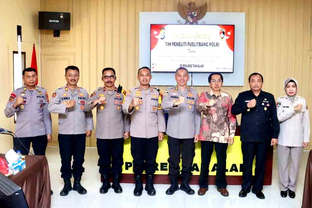 Polres Takalar Terima Kunjungan Puslitbang Polri Dalam Rangka Evaluasi Website Dan Peralatan Pada Rekrutmen Anggota Polri