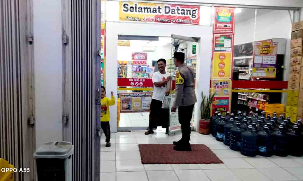 Polsek Sekaran Rutin Laksanakan Patroli Obyek Vital Malam Hari